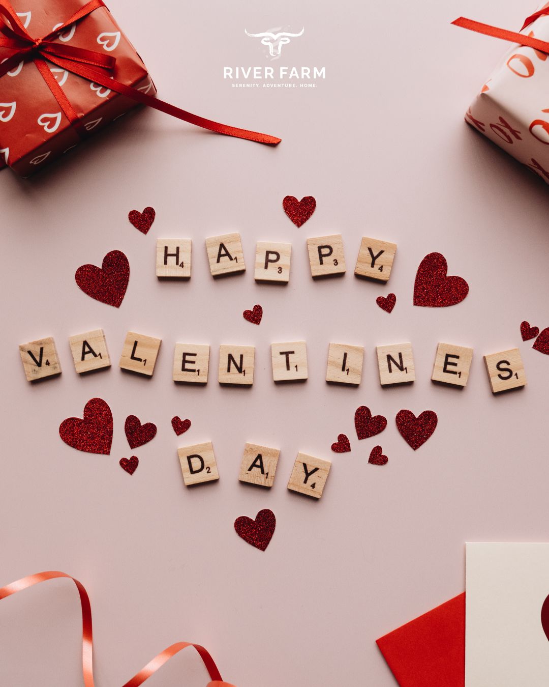 We can’t wait to welcome you home with love soon.  Happy Valentine’s Day! #RiverFarm #BeltonTX #BeltonTXRealEstate #BeltonTXNewHomes #BeltonISD #PaintedSteer
