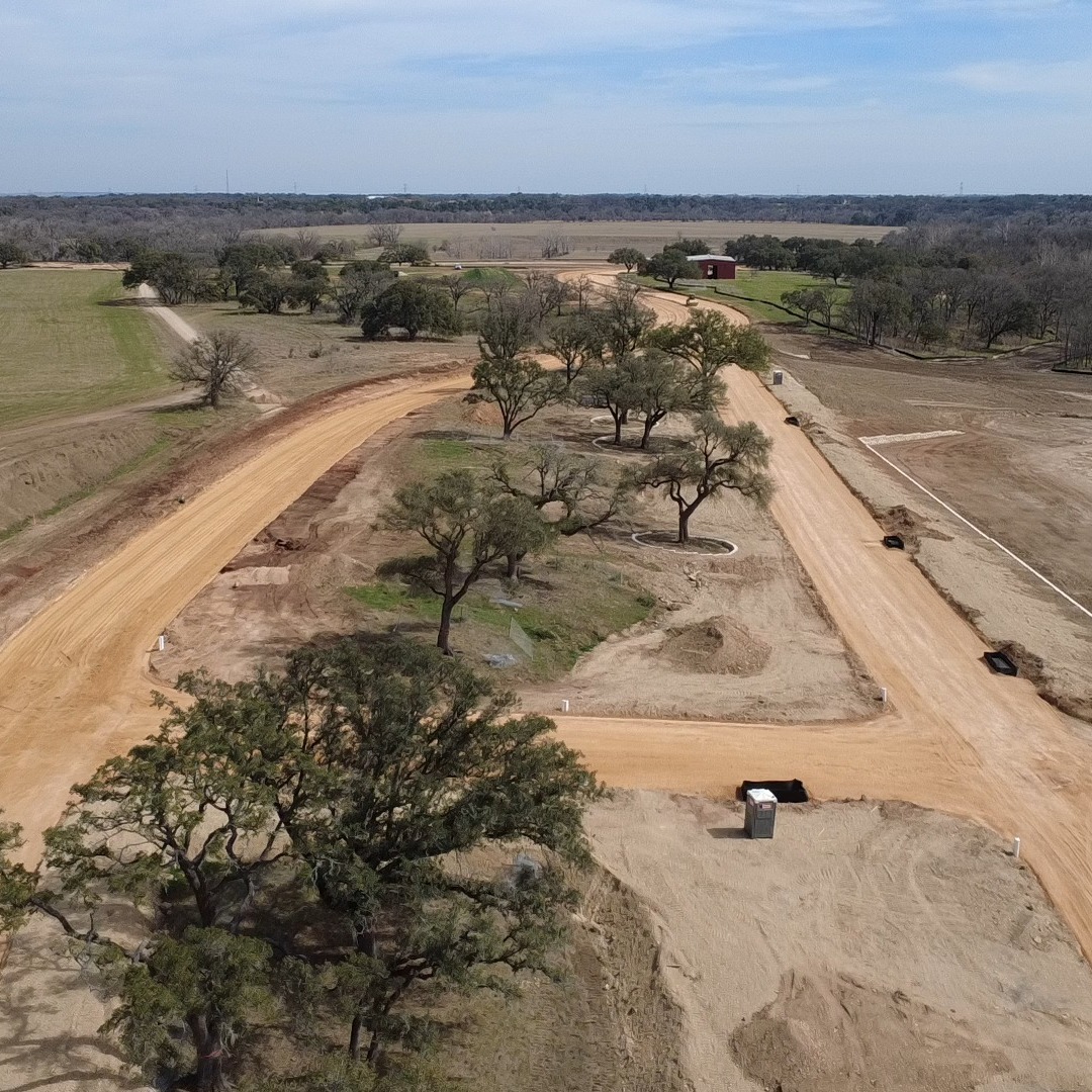 From dirt comes dreams.  River Farm is taking shape, and every bit of progress brings us closer to community living at its finest. Sign up for updates at the link in our bio! #RiverFarm #BeltonTX #BeltonTXRealEstate #BeltonTXNewHomes #BeltonISD #PaintedSteer