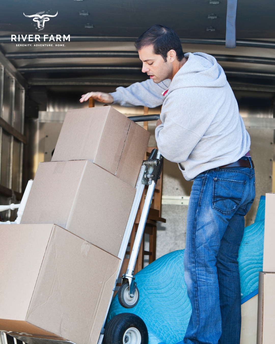 We’re handling the builders, you handle the boxes.  Get ready to pack the cars and make River Farm home! See what life here will look like by clicking the link in our bio. #RiverFarm #BeltonTX #BeltonTXRealEstate #BeltonTXNewHomes #BeltonISD #PaintedSteer