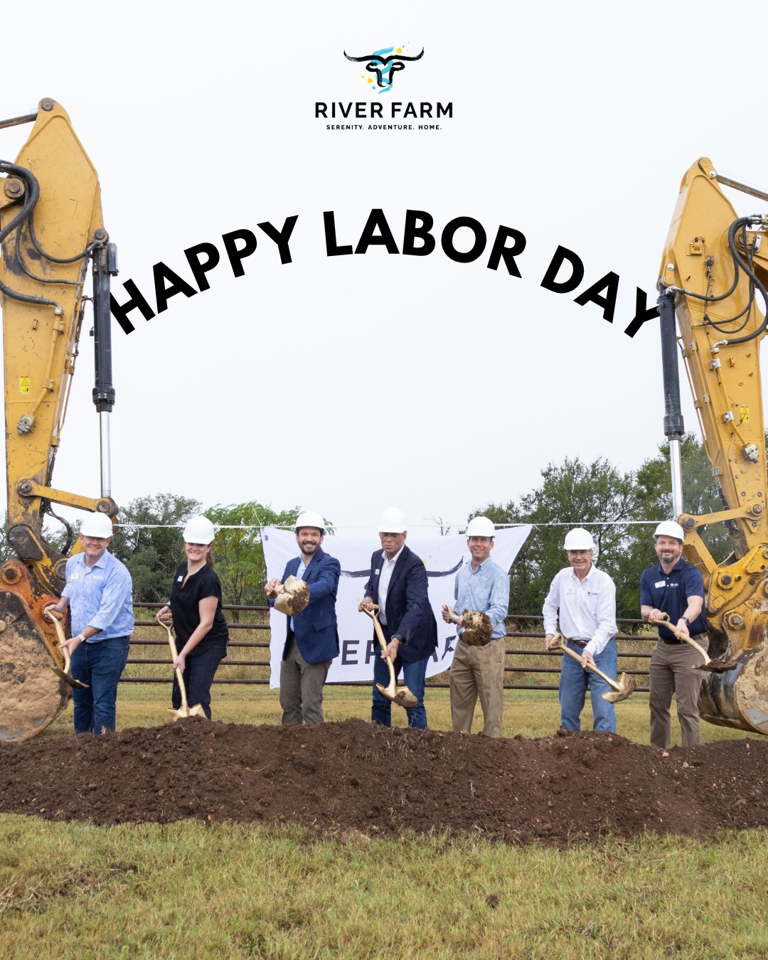Happy Labor Day from our community to yours.  Today we celebrate the hard work, dedication, and dreams that build strong neighborhoods. #RiverFarm #BeltonTX #BeltonTXRealEstate #BeltonTXNewHomes #BeltonISD #PaintedSteer