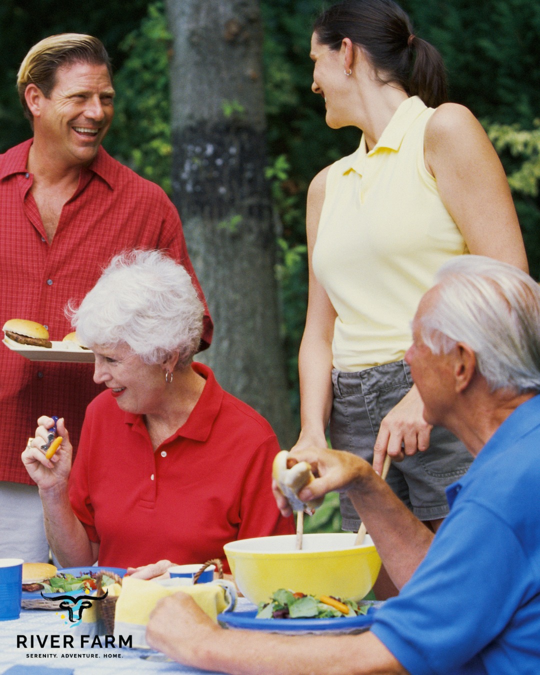 ️ Good food, good company, good times. Our pavilion will be the perfect backdrop for birthdays, cookouts, or just a Tuesday hangout with neighbors. See more of what’s planned for residents at the link in our bio! #RiverFarm #BeltonTX #BeltonTXRealEstate #BeltonTXNewHomes #BeltonISD #PaintedSteer
